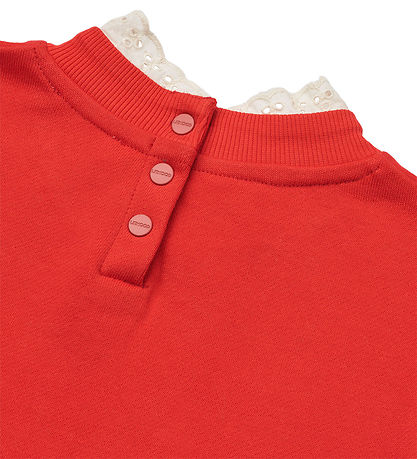 Liewood Sweatshirt - Rakel - Holiday Bow Dark Red/Apple Red Liewood Sweatshirt - Rakel - Holiday Bow Dark Red/Apple Red