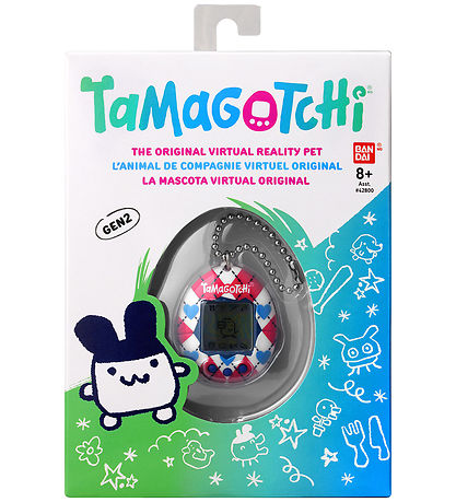 Tamagotchi - Gen 2 - Original - Argyle Heart Tamagotchi - Gen 2 - Original - Argyle Heart
