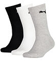 Puma Strømper - 3-pak - Crew - Grå/Hvid/Sort Puma Strømper - 3-pak - Crew - Grå/Hvid/Sort