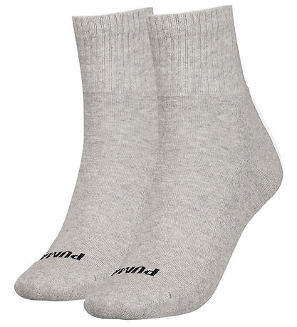Puma Strømper - 2-pak - Heart Logo Crew - Grey Melange