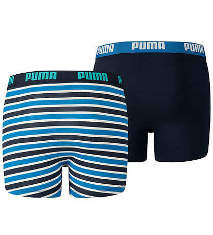 Puma Boxershorts - 2-pak - Blå Puma Boxershorts - 2-pak - Blå