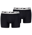 Puma Boxershorts - 2-pak - Everyday Multi Logo - Sort Puma Boxershorts - 2-pak - Everyday Multi Logo - Sort