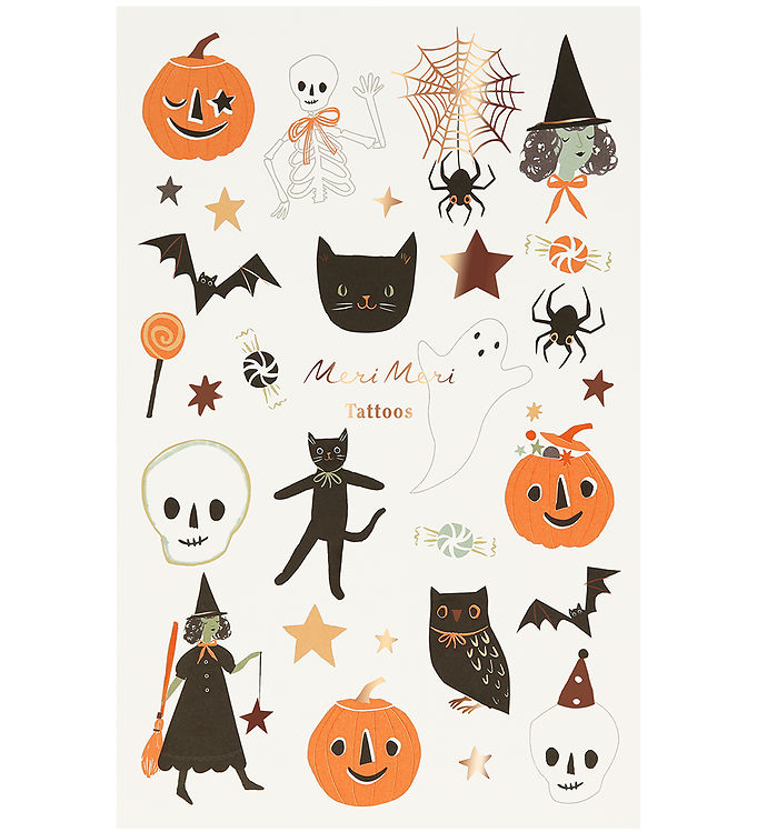 Meri Meri Tatoveringer - It's Halloween