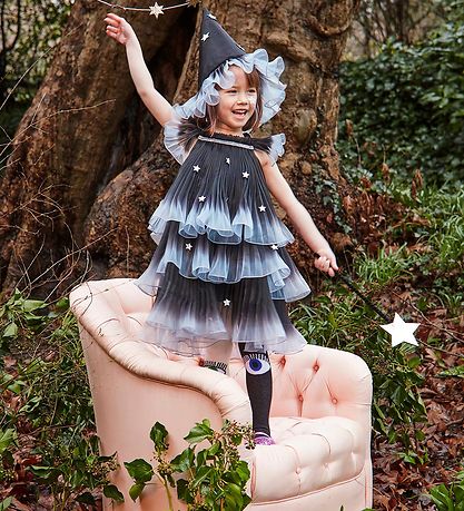 Meri Meri Udklædning - Star Witch - Sort/Grå Meri Meri Udklædning - Star Witch - Sort/Grå