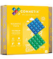 Connetix Magnetplader - 2 Dele - Blå og Grøn Connetix Magnetplader - 2 Dele - Blå og Grøn