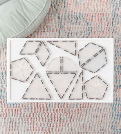 Connetix Magnetsæt - 24 Dele - Clear Shape Expansion Pack Connetix Magnetsæt - 24 Dele - Clear Shape Expansion Pack