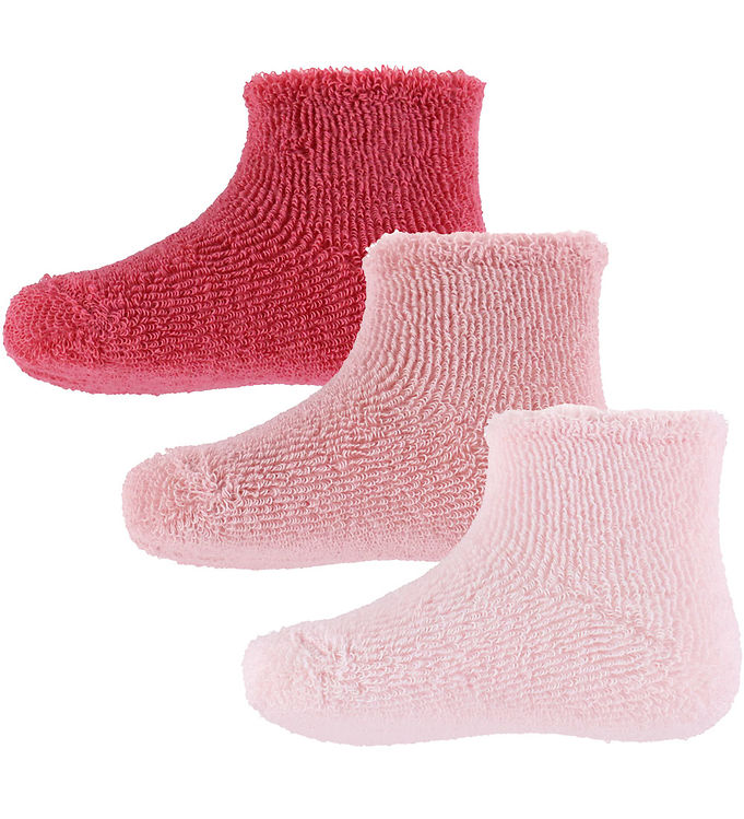 Condor Strømper - 3-pak - Frotté - Pink Tones