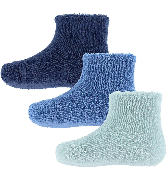 Condor Strømper - 3-pak - Frotté - Blue Tones