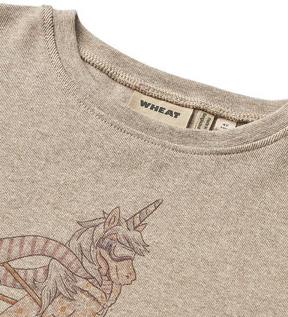 Wheat Bluse - Hanni - Gravel Melange