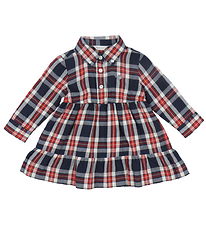 GANT Kjole - Checked Flannel - Evening Blue GANT Kjole - Checked Flannel - Evening Blue
