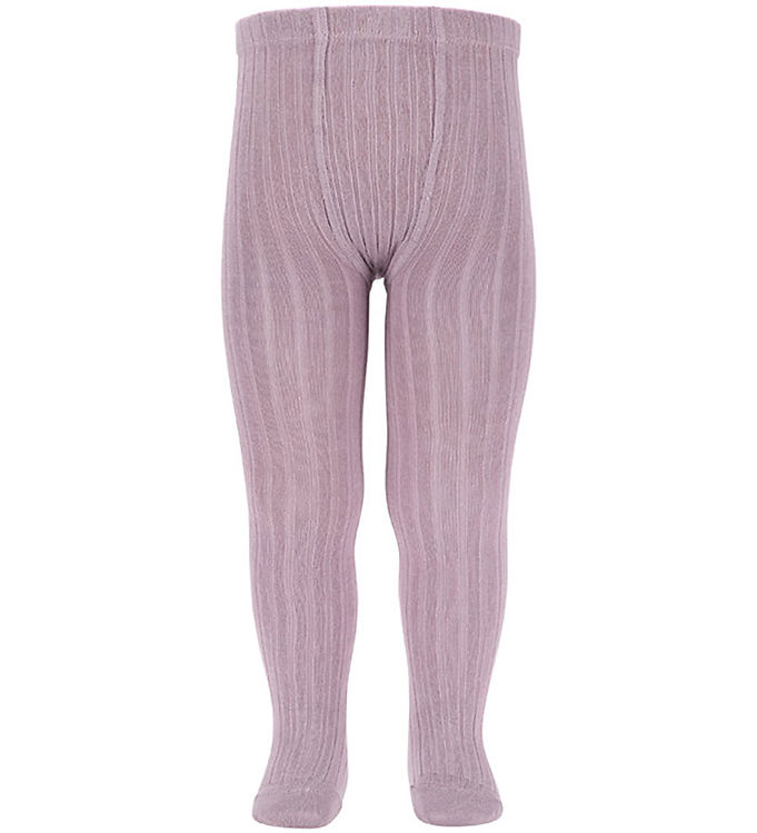 Condor Strømpebukser - Rib - Pearl