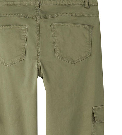 LMTD Bukser - NlnTalse Cargo - Deep Lichen Green