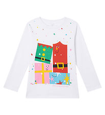 Stella McCartney Kids Bluse - Hvid/Jul Stella McCartney Kids Bluse - Hvid/Jul