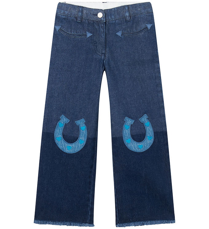 Stella McCartney Kids Jeans - Blå m. Hestesko