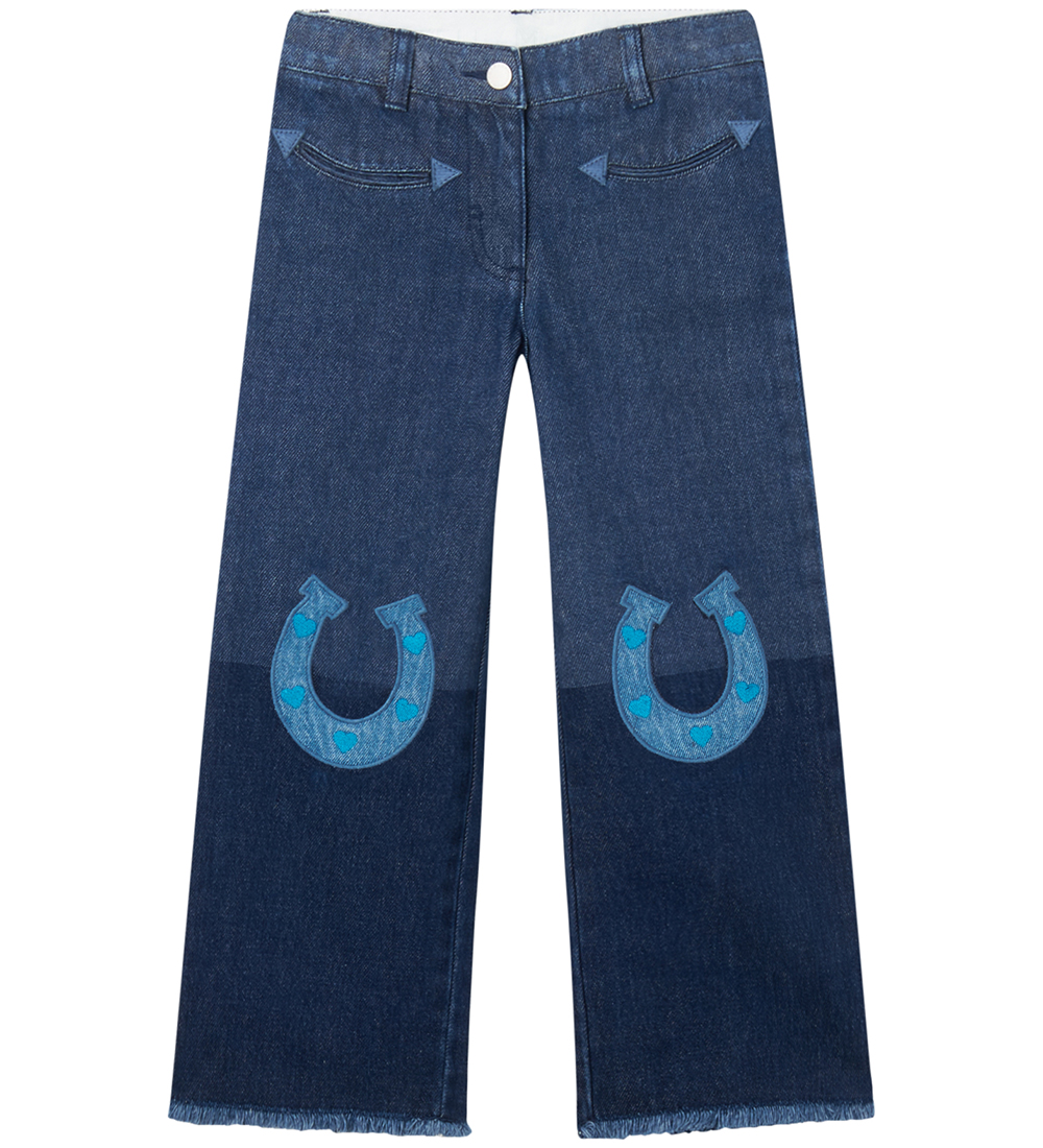 Stella McCartney Kids Jeans - Blau m. Hufeisen - Stella McCartney Kids - 6 Jahre (116) - Jeans