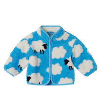 Stella McCartney Kids Fleecejakke - Lyseblå m. Skyer/Får Stella McCartney Kids Fleecejakke - Lyseblå m. Skyer/Får