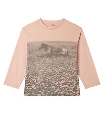 Stella McCartney Kids Bluse - Rosa m. Hest Stella McCartney Kids Bluse - Rosa m. Hest