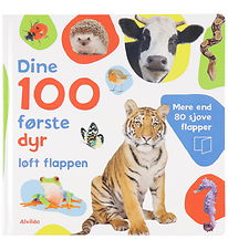 Alvilda Billedbog m. Flapper - Dine 100 Første Dyr - Dansk Alvilda Billedbog m. Flapper - Dine 100 Første Dyr - Dansk