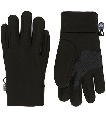 Color Kids Gloves - Softshell - Black
