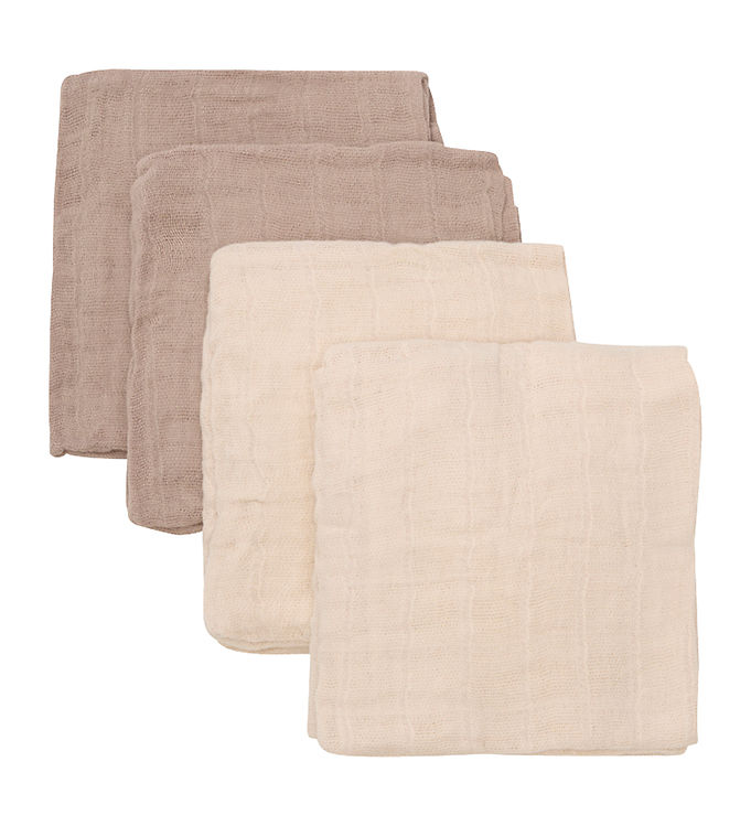 Pippi Stofbleer - 4 pak - 65x65 cm - Nomad/Beige billede