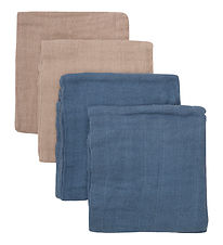 Pippi Stofbleer - 4 pak - 65x65 cm - China Blue/Beige Pippi Stofbleer - 4 pak - 65x65 cm - China Blue/Beige