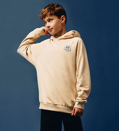 Name It Hættetrøje - NkmObando - Loose - Irish Cream Name It Hættetrøje - NkmObando - Loose - Irish Cream