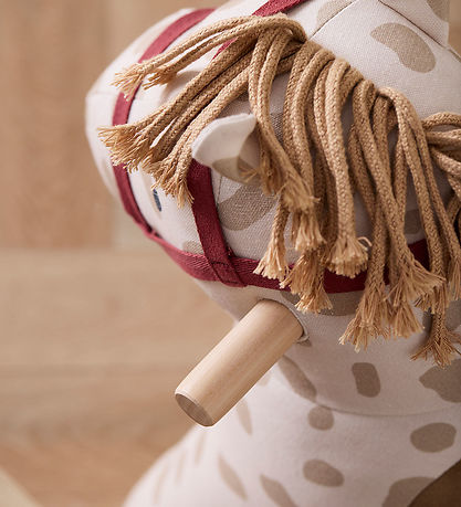 Kids Concept Gyngehest - Dotty - Aiden - Hvid/Beige