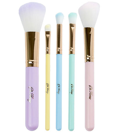 Oh Flossy Makeup-børster - 5 stk. - Rainbow