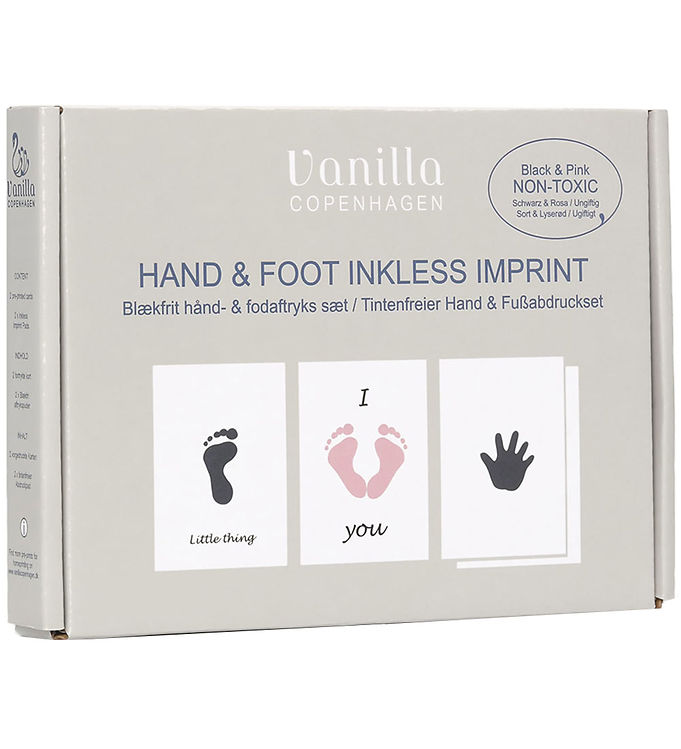 Vanilla Copenhagen Hand & Foot Inkless Pads - Pink/Black - One size (MEMO0424)