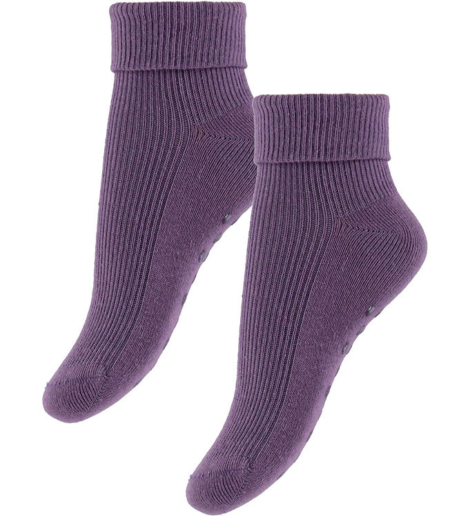 Minymo Strømper - Rib - 2-pak - Noos - Flint