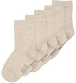 Minymo Strømper - 5 pak - Silver Mink Melange Minymo Strømper - 5 pak - Silver Mink Melange