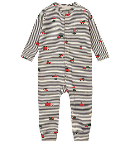 Liewood Natdragt - Birk Printed Pyjamas Jumpsuit - Holiday Vehic Liewood Natdragt - Birk Printed Pyjamas Jumpsuit - Holiday Vehic