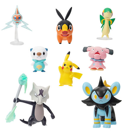Pokémon Figur - 8-pak - Battle Figure