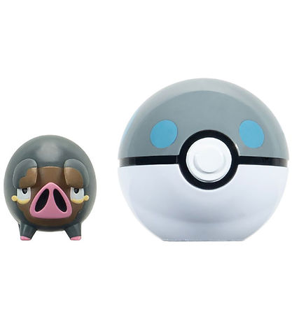 Pokémon Figur - Clip N Go - Lechonk m. Heavy Ball Pokémon Figur - Clip N Go - Lechonk m. Heavy Ball
