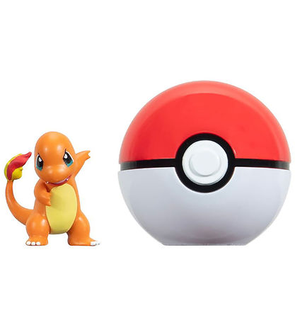 Pokémon Figur - Clip 'N' Go - Charmander m. Poke Ball