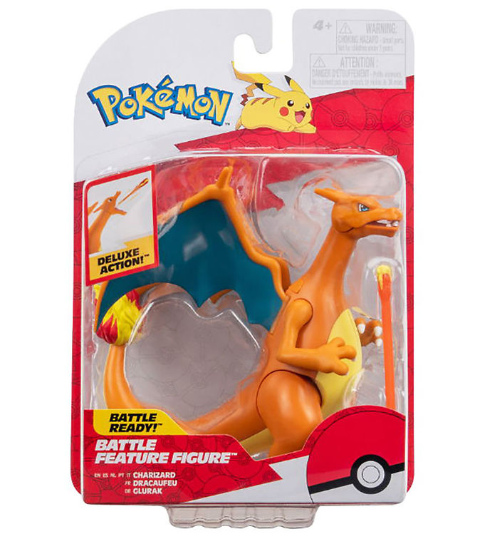 Pokémon Figur - Battle Feature Figure - Charizard Deluxe