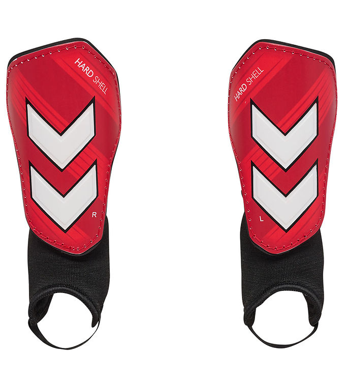 Hummel Benskinner - hmlShin Guards Hard Shell - Popeian Red