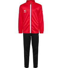 Hummel Træningssæt - hmlLogo - True Red/Sort Hummel Træningssæt - hmlLogo - True Red/Sort