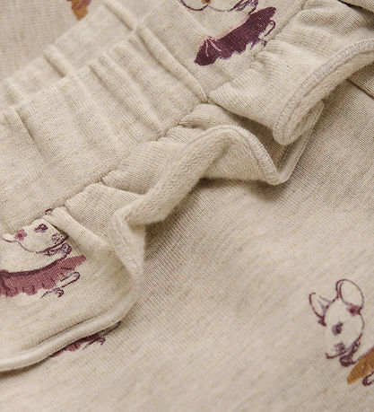 Minymo Bukser - Beige Melange