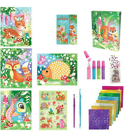 BOX CANDIY Kreasæt - Sand- og Foliekunstsæt - Totally Woodlands BOX CANDIY Kreasæt - Sand- og Foliekunstsæt - Totally Woodlands