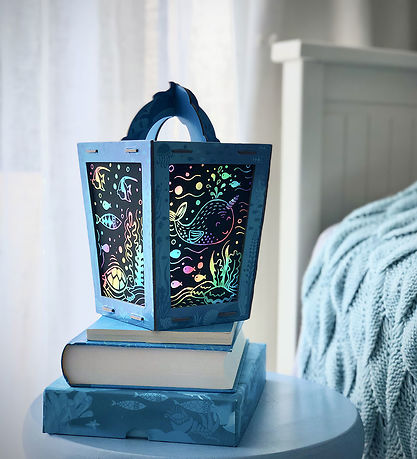 BOX CANDIY Kreasæt - Lanterne Skrabekunst-sæt - Totally Twilight