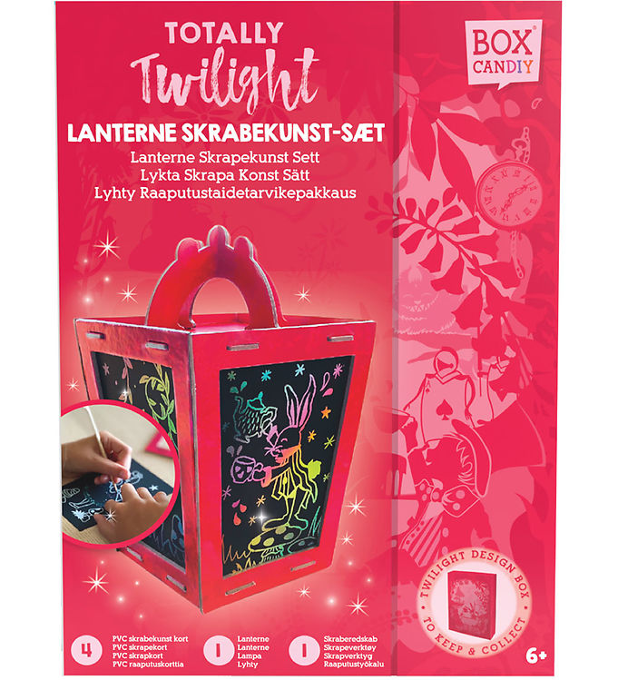 BOX CANDIY Kreasæt - Lanterne Skrabekunst-sæt - Totally Twilight