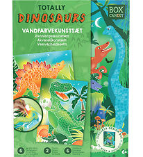 BOX CANDIY Kreasæt - Vandfarvekunstsæt - Totally Dinosaurs BOX CANDIY Kreasæt - Vandfarvekunstsæt - Totally Dinosaurs