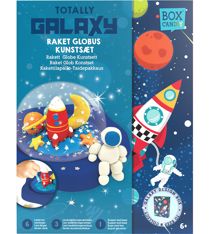 BOX CANDIY Kreasæt - Raketgalakse-kunstsæt - Totally Galaxy