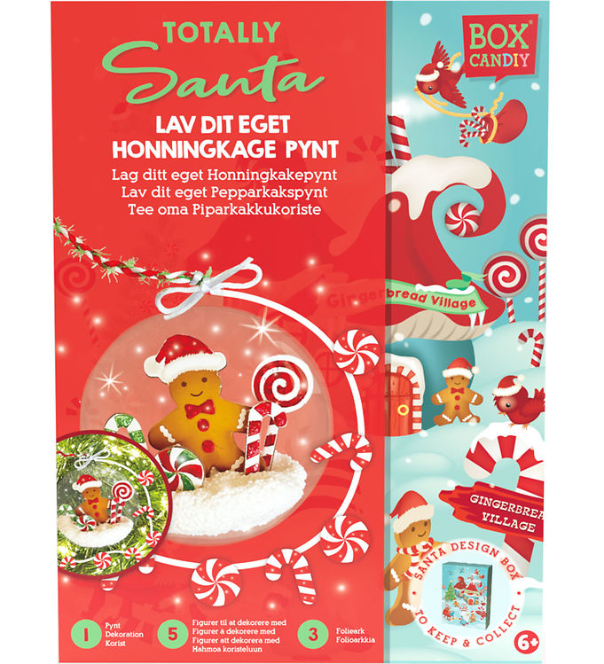 BOX CANDIY Kreasæt - Lav Dit Eget Pynt - Totally Santa