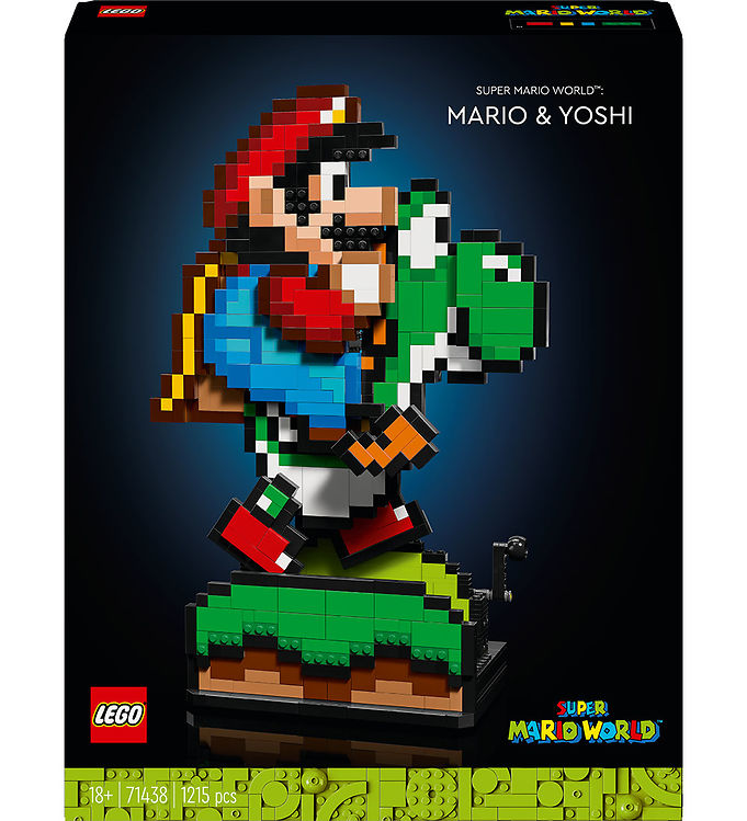 LEGO® Super Mario World: Mario og Yoshi 71438 - 1215 Dele