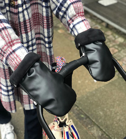 KongWalther Barnevognshandsker - 2-pak - Østerbro - Sort