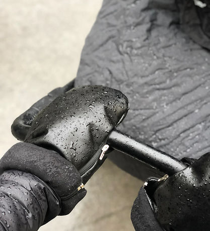 KongWalther Barnevognshandsker - 2-pak - Østerbro - Sort