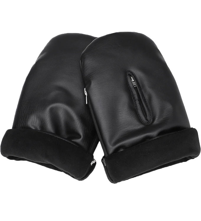 Kongwalther Barnevognshandsker 2-pak Østerbro Sort