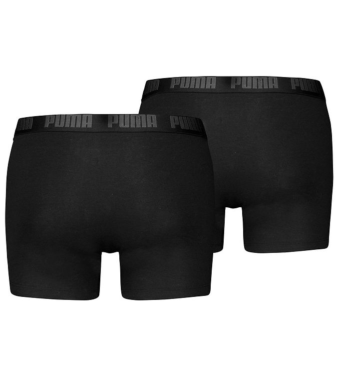 Puma 2P Men Everyday Basic Boxer Sort bomuld Small Herre